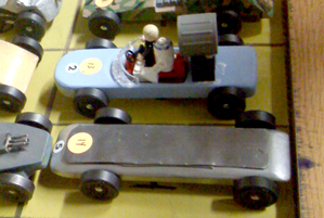 Pinewood Derby Cars #2 and #5