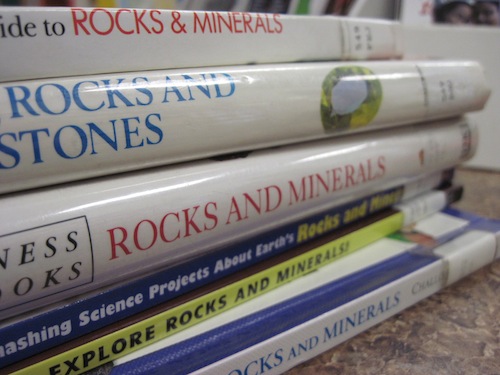 Library Books - Rocks and Minerals