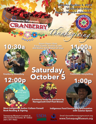 Cranberry Thanksgiving @ Tomaquag Museum