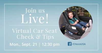 The Chicco “Log-On for Car Seat Safety” Livestream @ Virtual